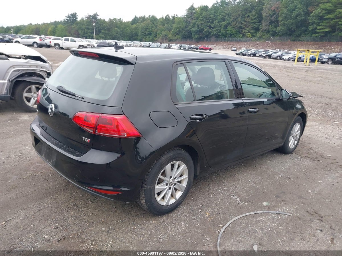 2015 VOLKSWAGEN GOLF TSI S 4-DOOR — снимка 4