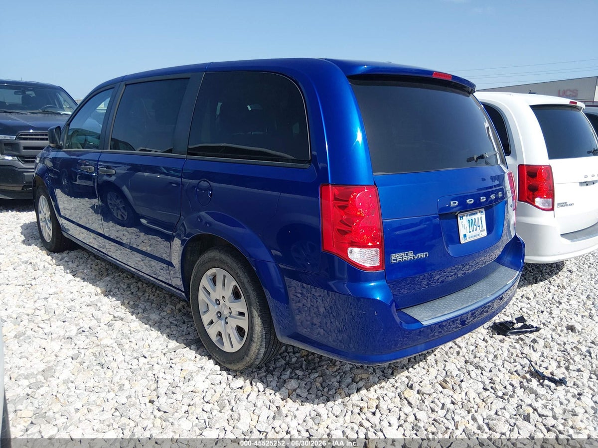 2020 DODGE GRAND CARAVAN SE — снимка 3