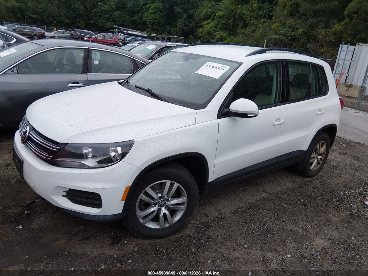 2016 VOLKSWAGEN TIGUAN S — снимка 2