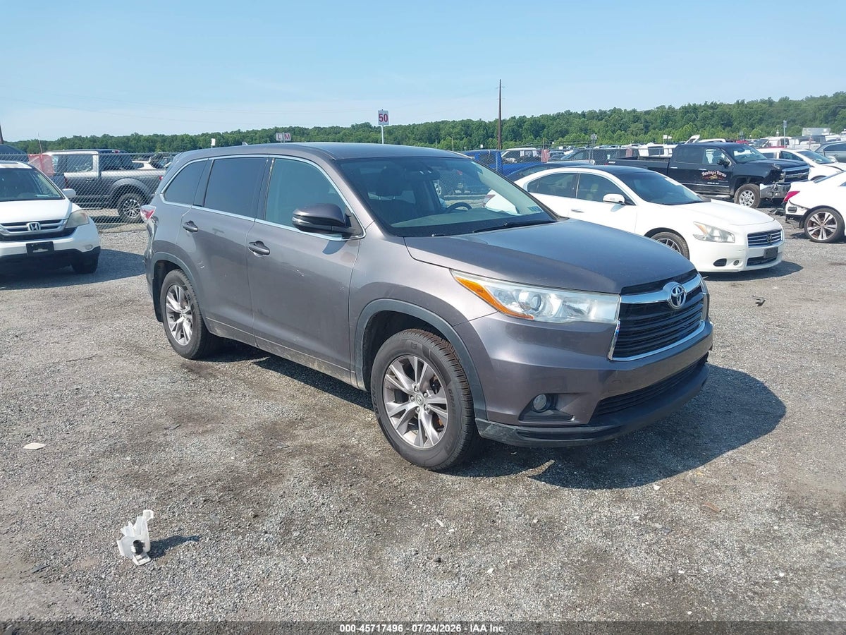 2015 TOYOTA HIGHLANDER LE PLUS V6