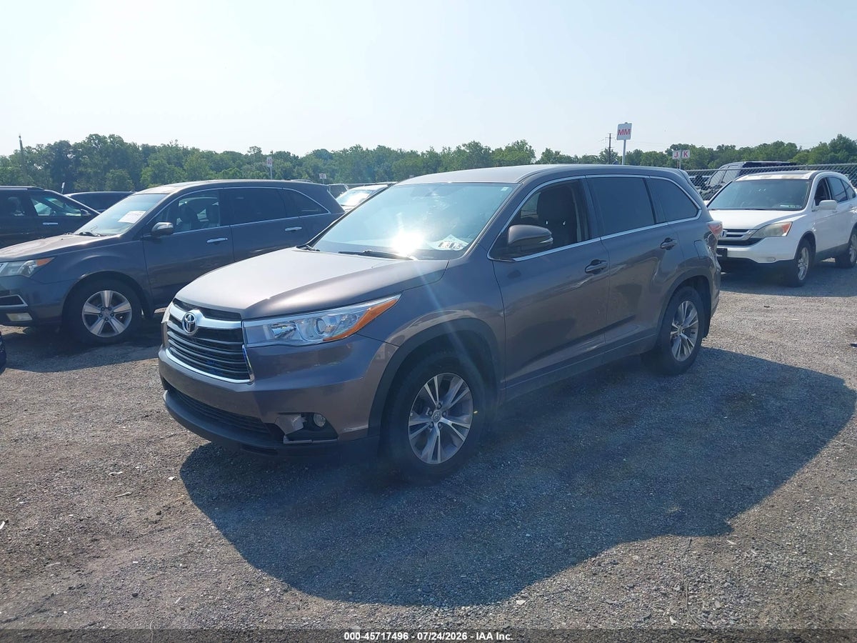 2015 TOYOTA HIGHLANDER LE PLUS V6 — снимка 2