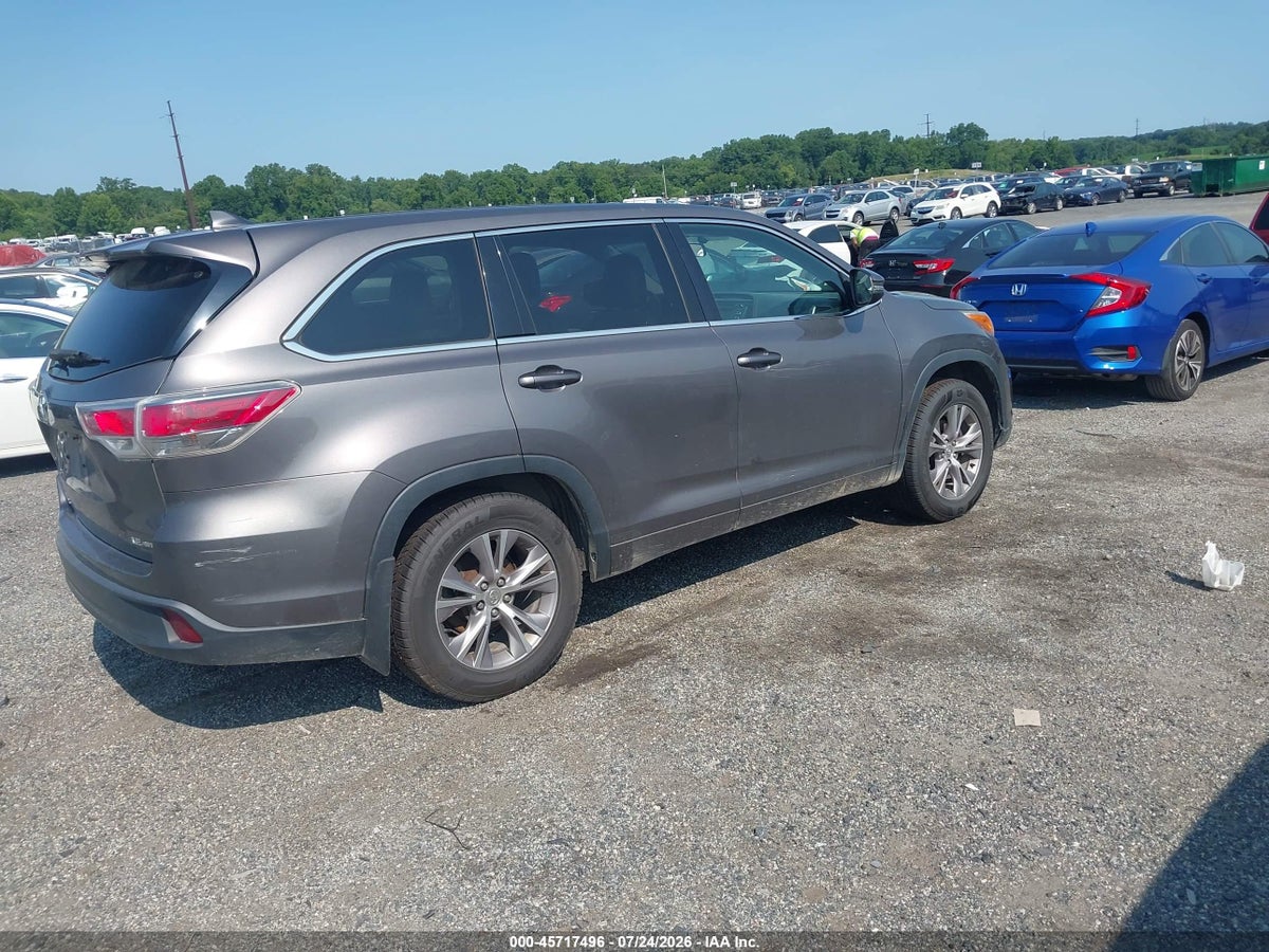 2015 TOYOTA HIGHLANDER LE PLUS V6 — снимка 4