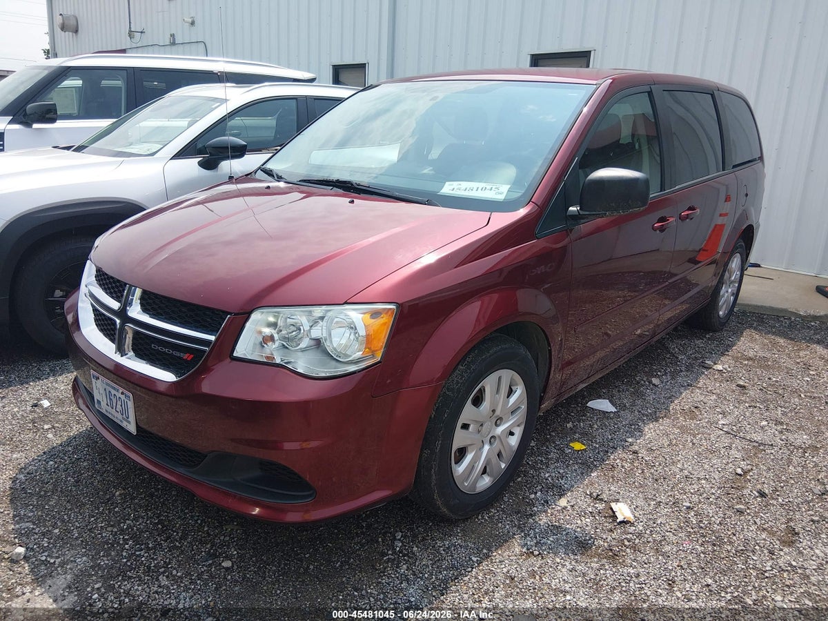 2017 DODGE GRAND CARAVAN SE — снимка 2