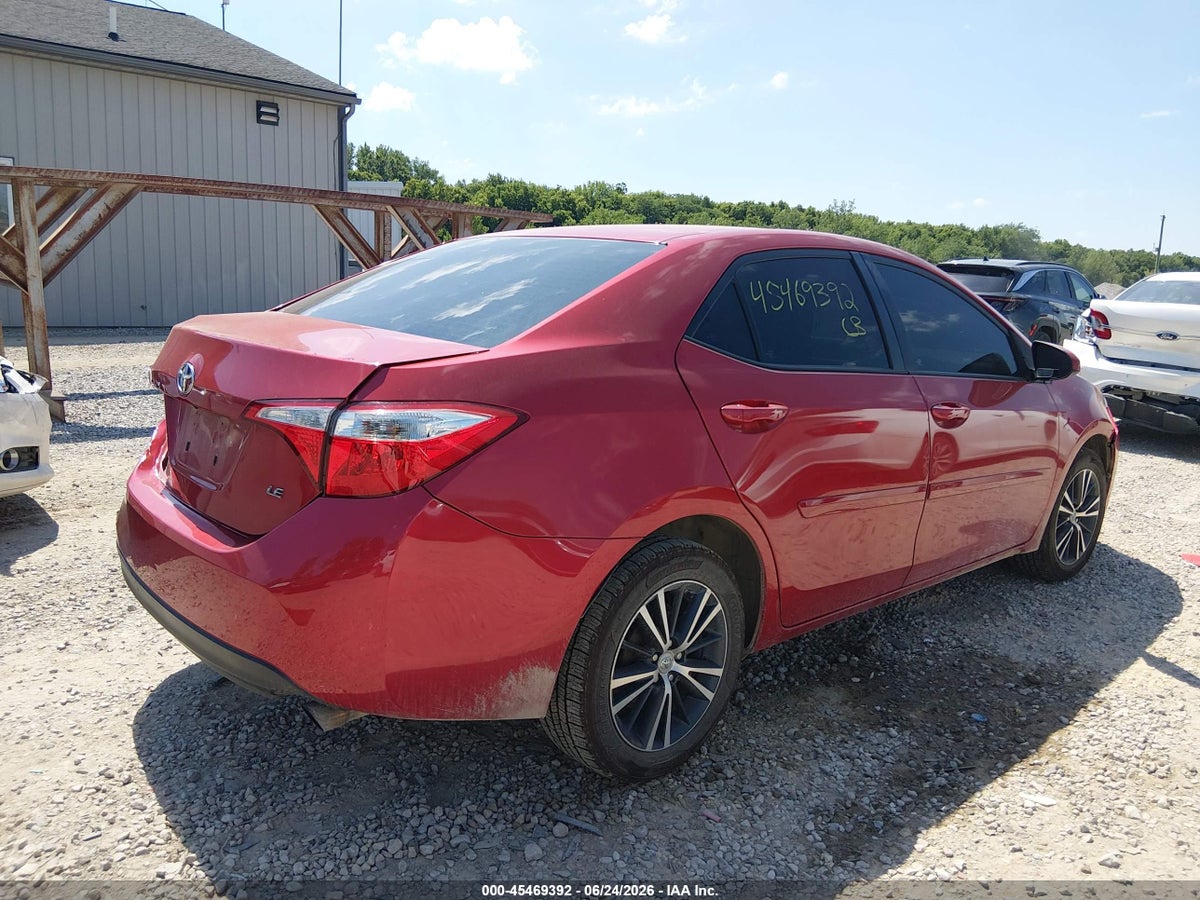 2016 TOYOTA COROLLA LE PLUS — снимка 4