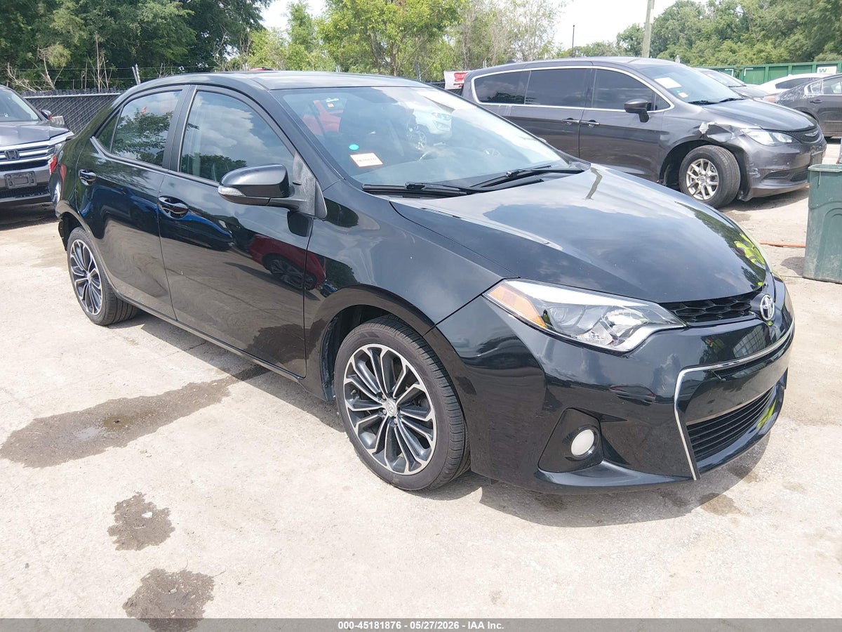2015 TOYOTA COROLLA S PREMIUM