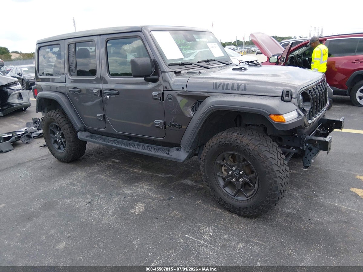 2025 JEEP WRANGLER 4-DOOR WILLYS 4X4