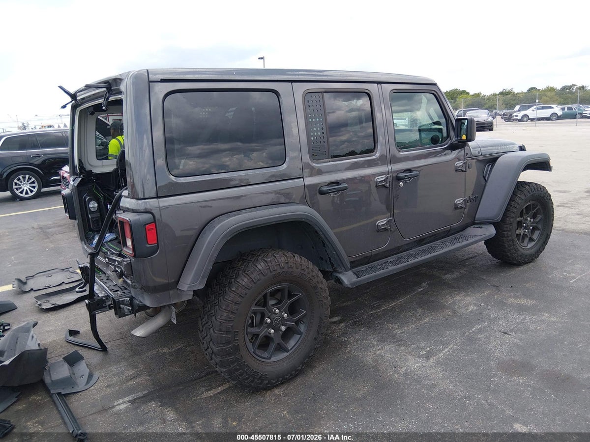 2025 JEEP WRANGLER 4-DOOR WILLYS 4X4 — снимка 4