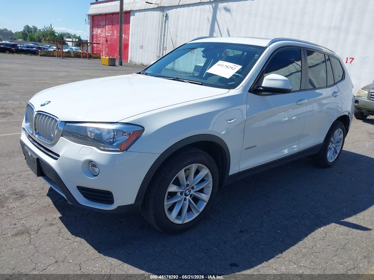 2017 BMW X3 XDRIVE28I — снимка 2