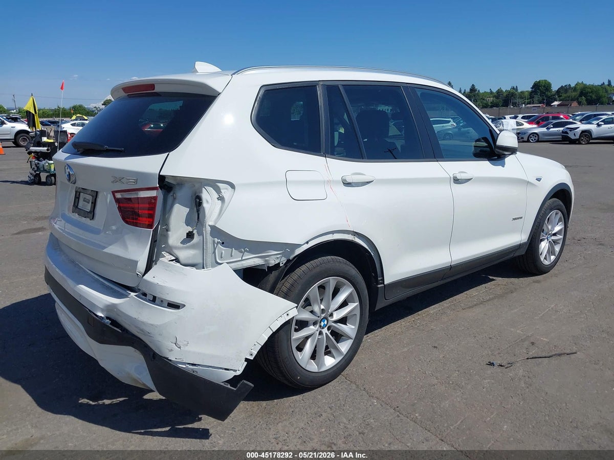2017 BMW X3 XDRIVE28I — снимка 4