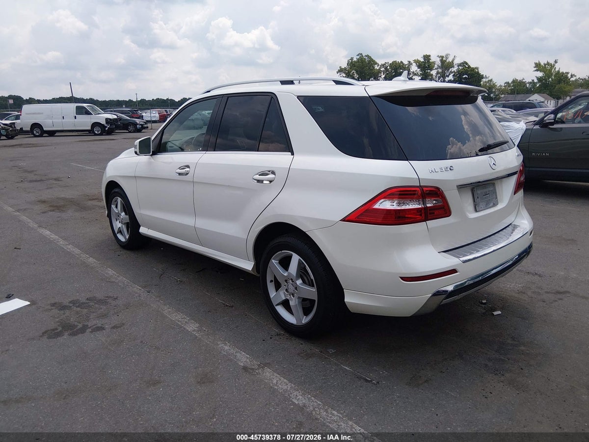 2014 MERCEDES-BENZ ML 350 4MATIC — снимка 3