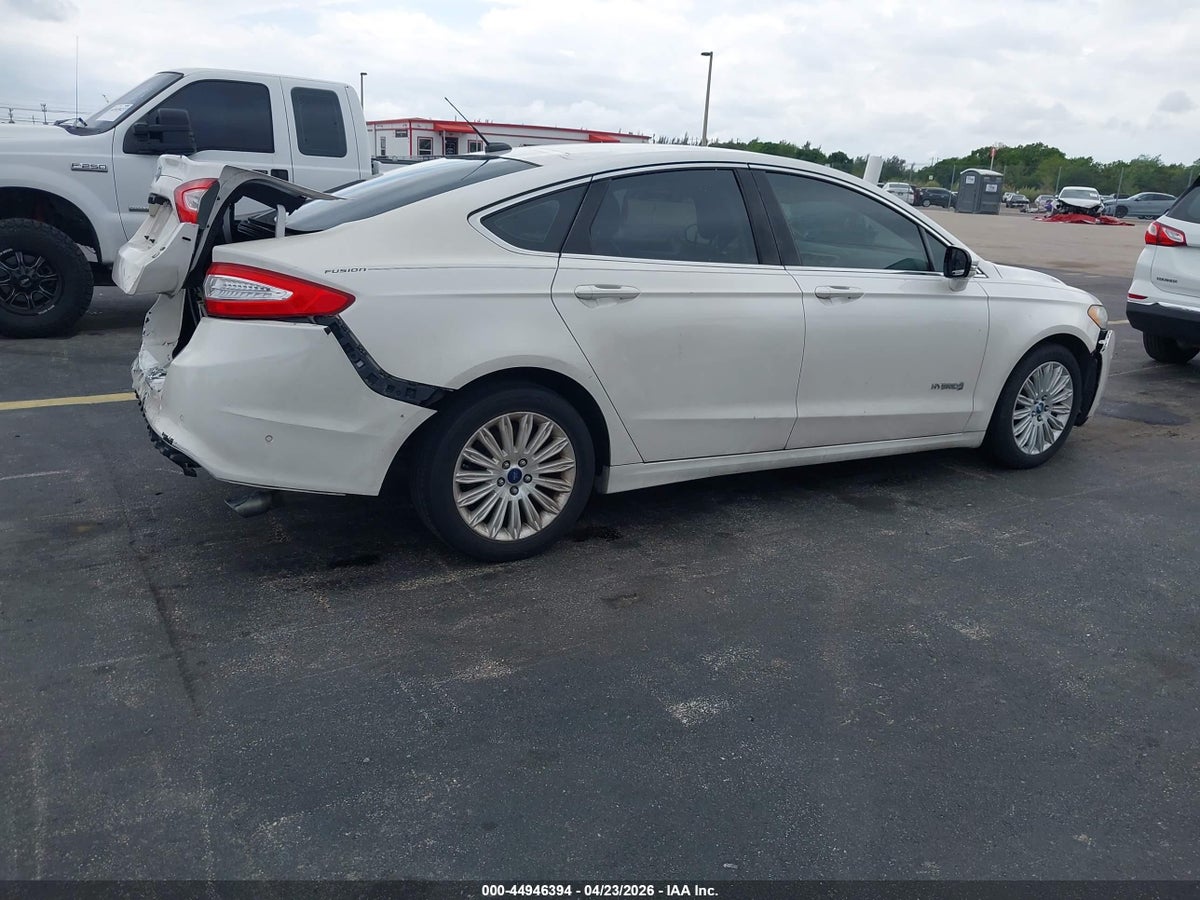 2013 FORD FUSION HYBRID SE — снимка 4