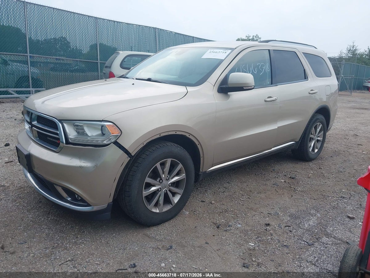 2014 DODGE DURANGO LIMITED — снимка 2