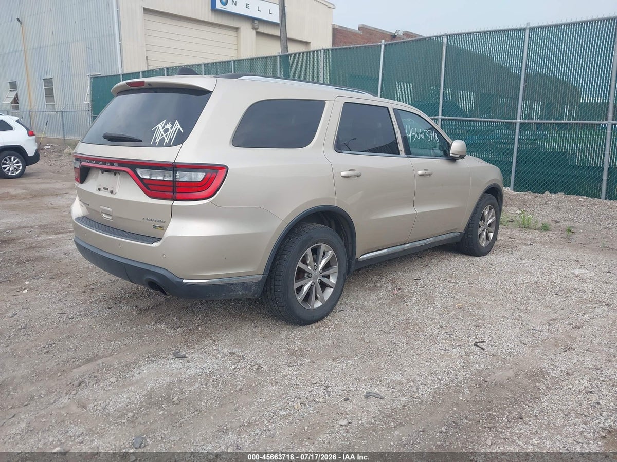 2014 DODGE DURANGO LIMITED — снимка 4