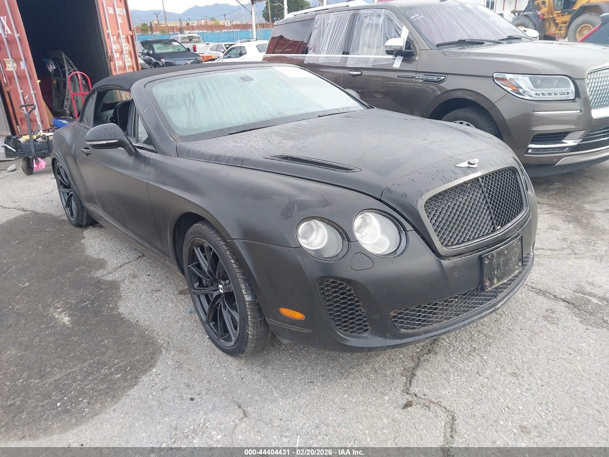 2012 BENTLEY CONTINENTAL SUPERSPORTS