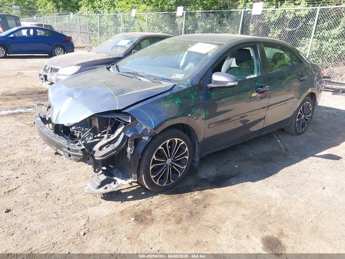 2014 TOYOTA COROLLA S PLUS — снимка 2