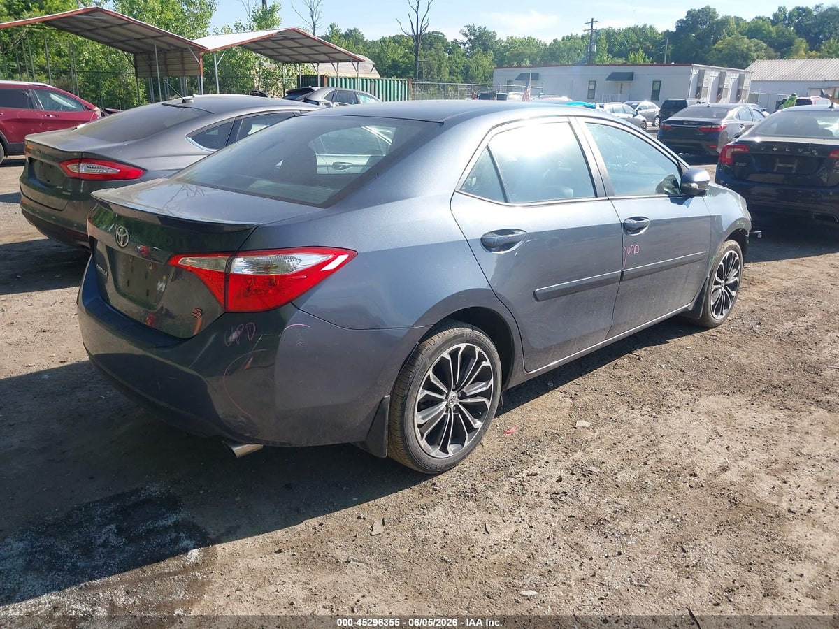 2014 TOYOTA COROLLA S PLUS — снимка 4