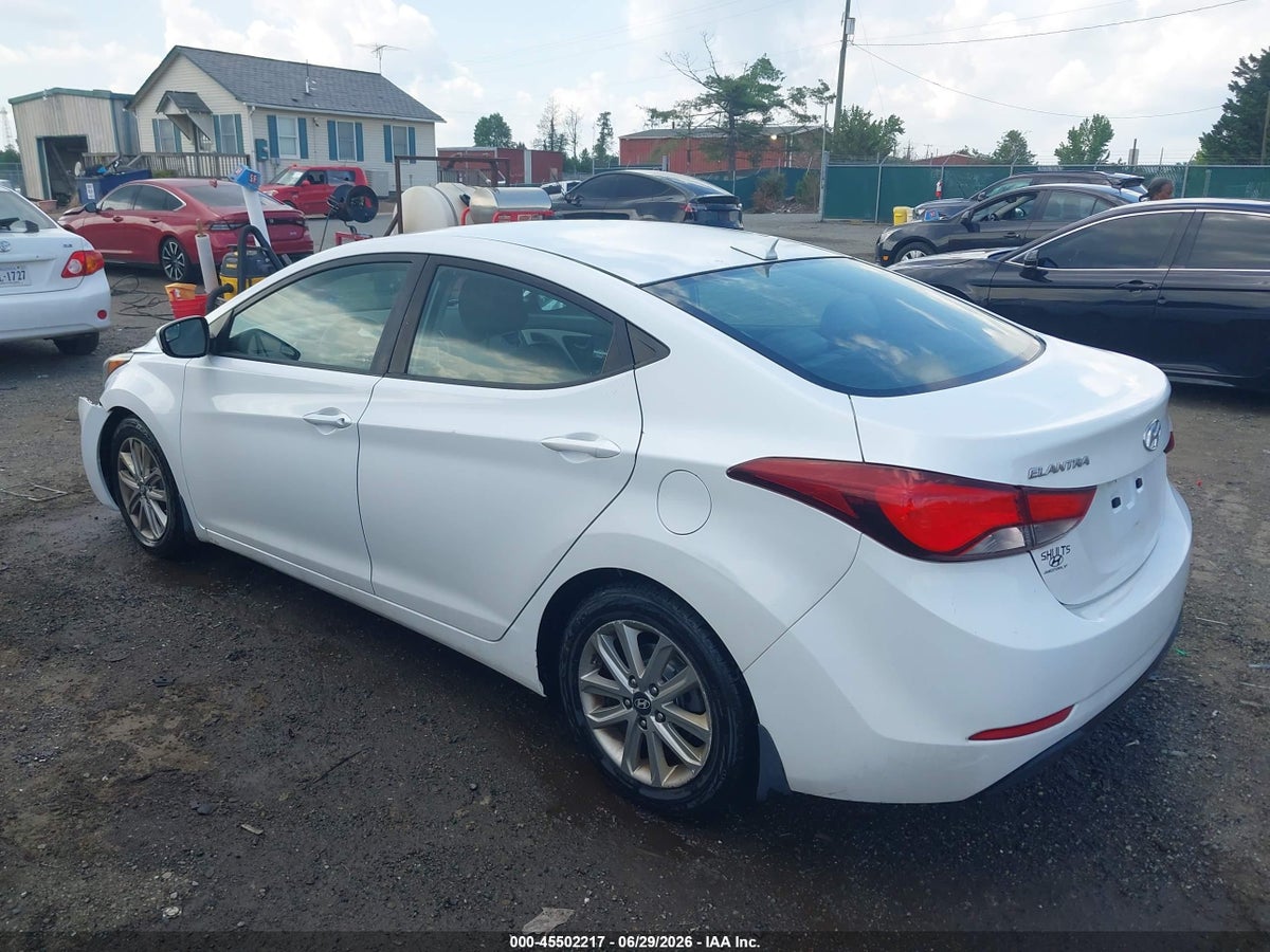 2016 HYUNDAI ELANTRA SE — снимка 3