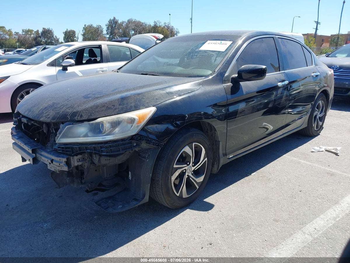 2017 HONDA ACCORD LX — снимка 2
