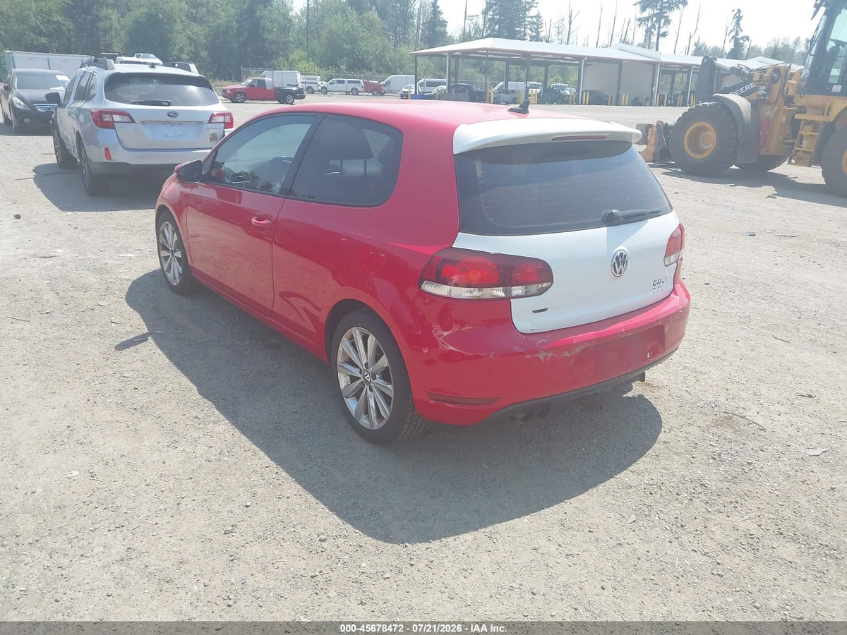 2013 VOLKSWAGEN GOLF 2.0L TDI 2-DOOR — снимка 3