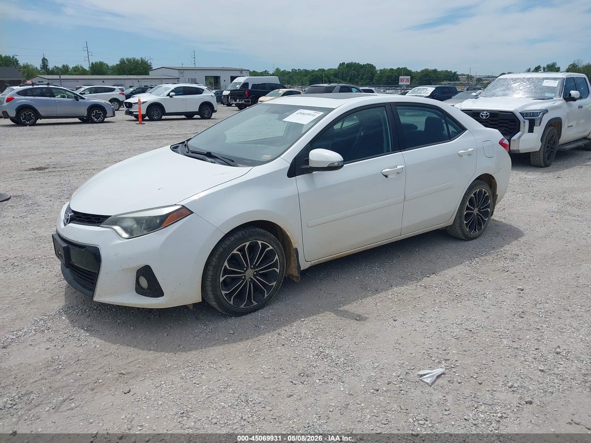 2015 TOYOTA COROLLA S PLUS — снимка 2