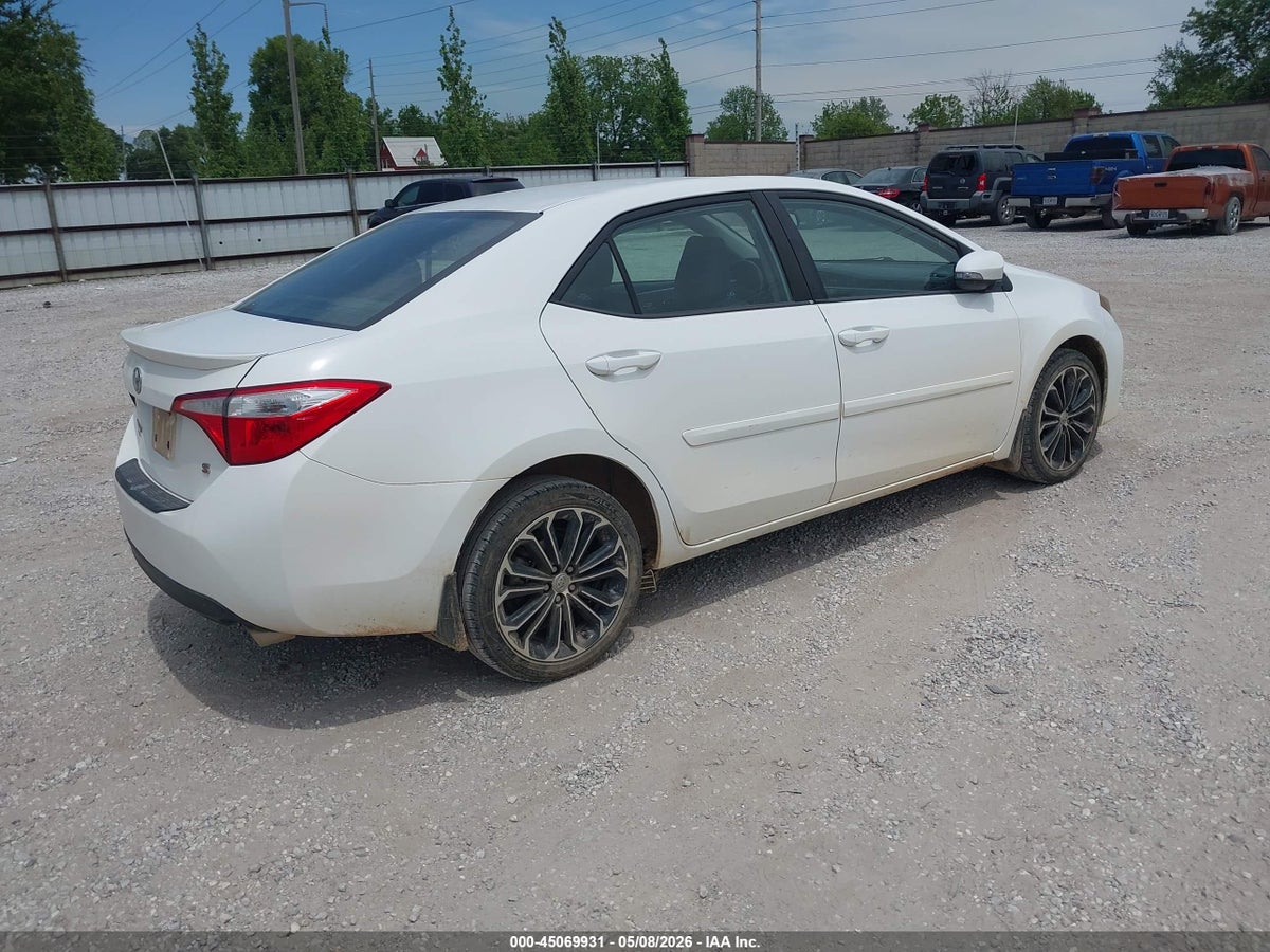 2015 TOYOTA COROLLA S PLUS — снимка 4