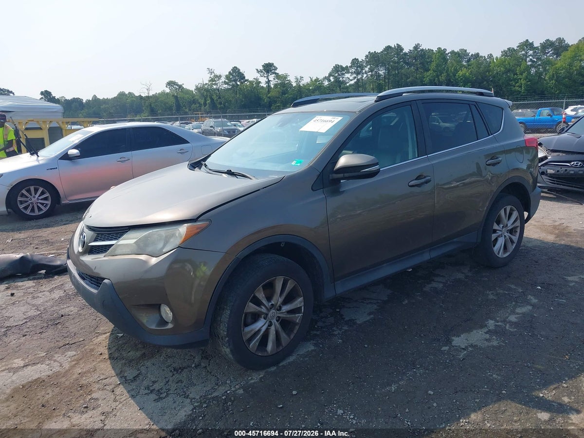 2015 TOYOTA RAV4 LIMITED — снимка 2
