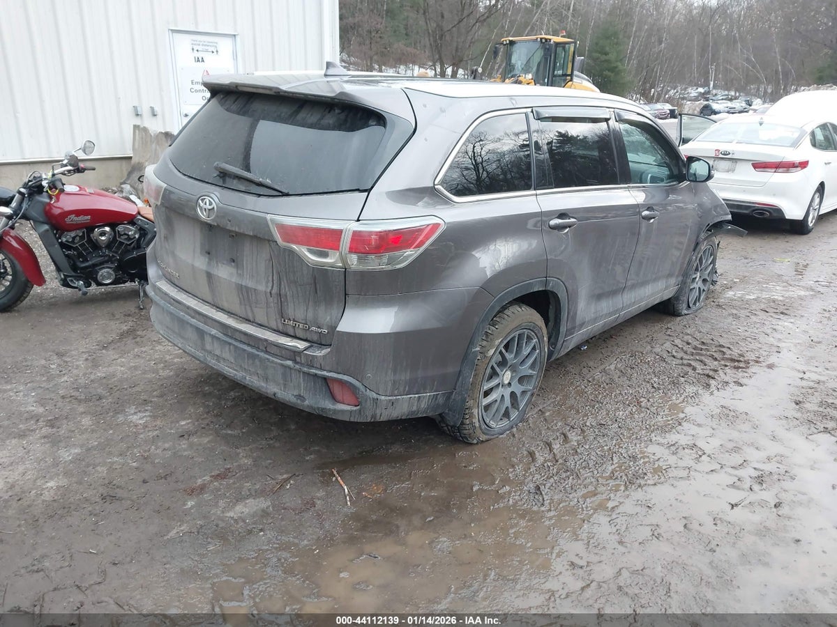 2014 TOYOTA HIGHLANDER LIMITED V6 — снимка 4