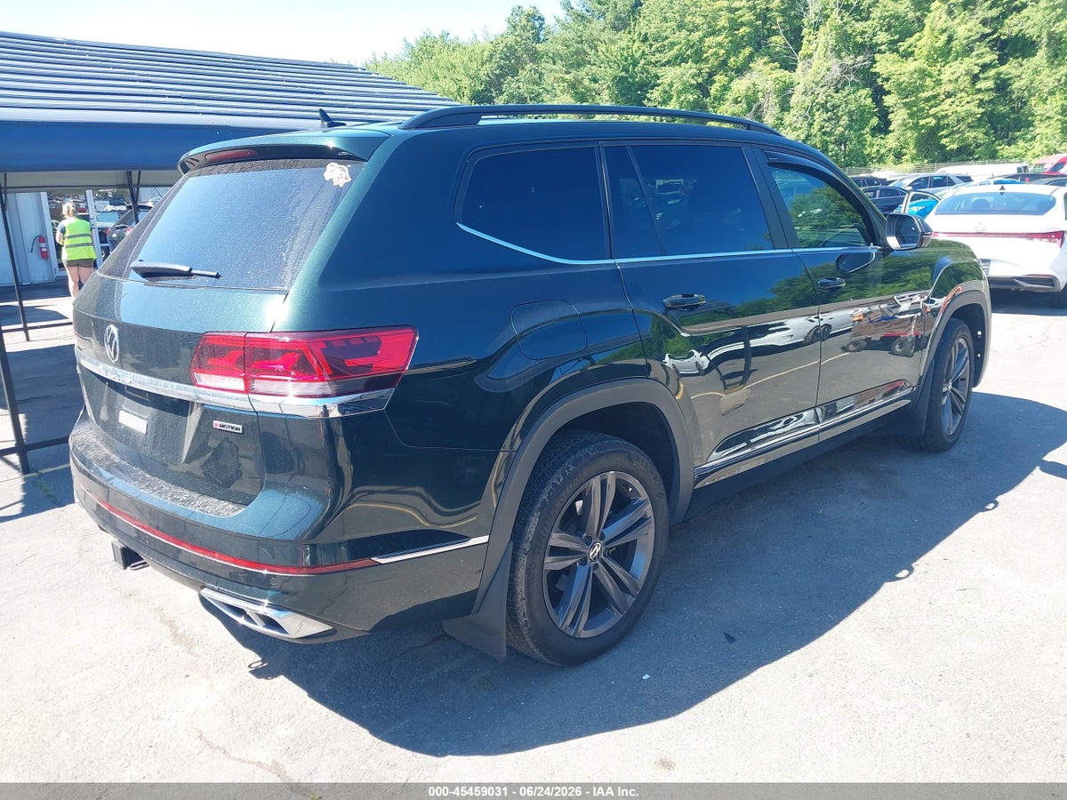 2021 VOLKSWAGEN ATLAS 3.6L V6 SE W/TECHNOLOGY R-LINE — снимка 4