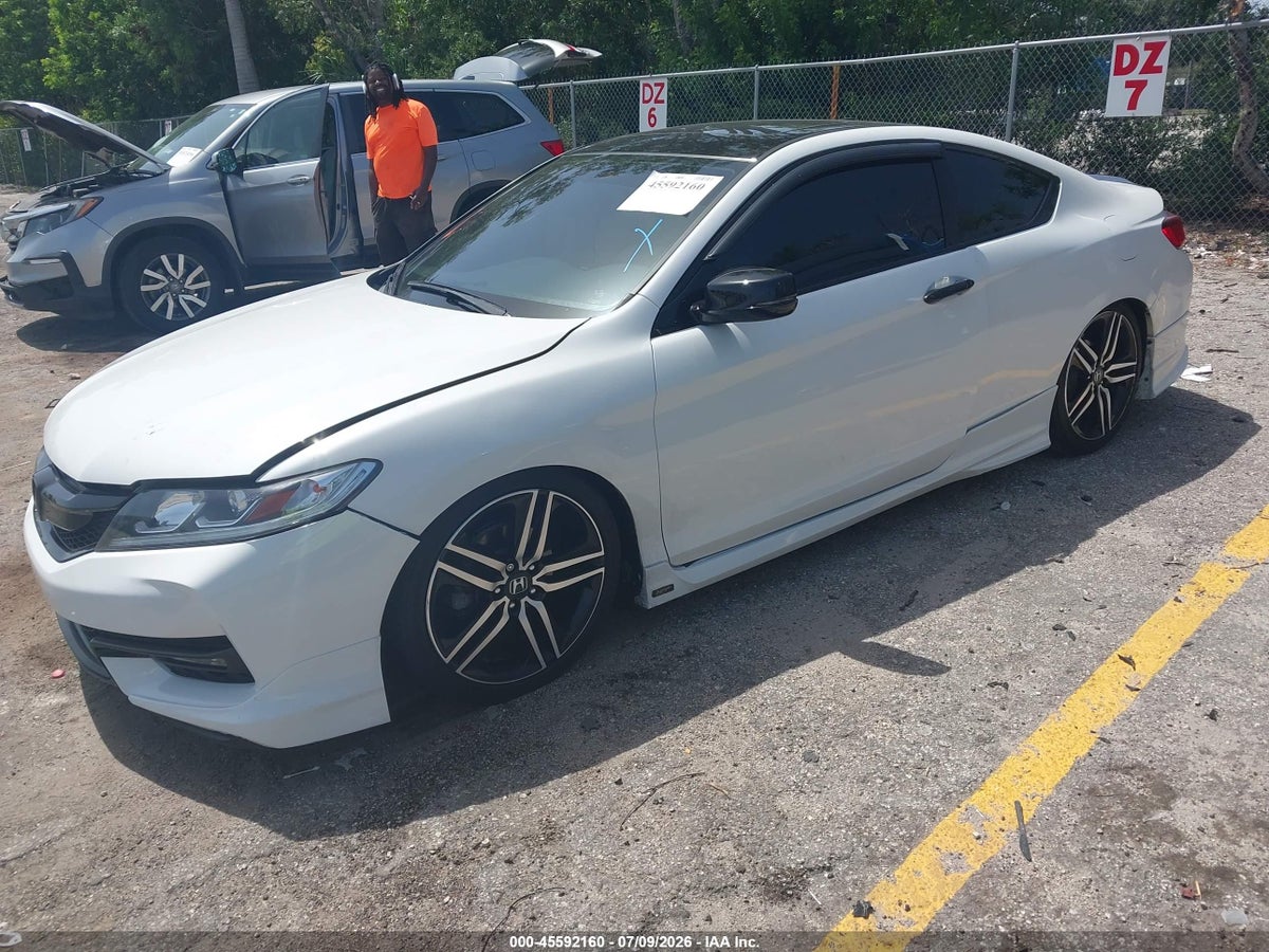 2017 HONDA ACCORD EX-L V6 — снимка 2