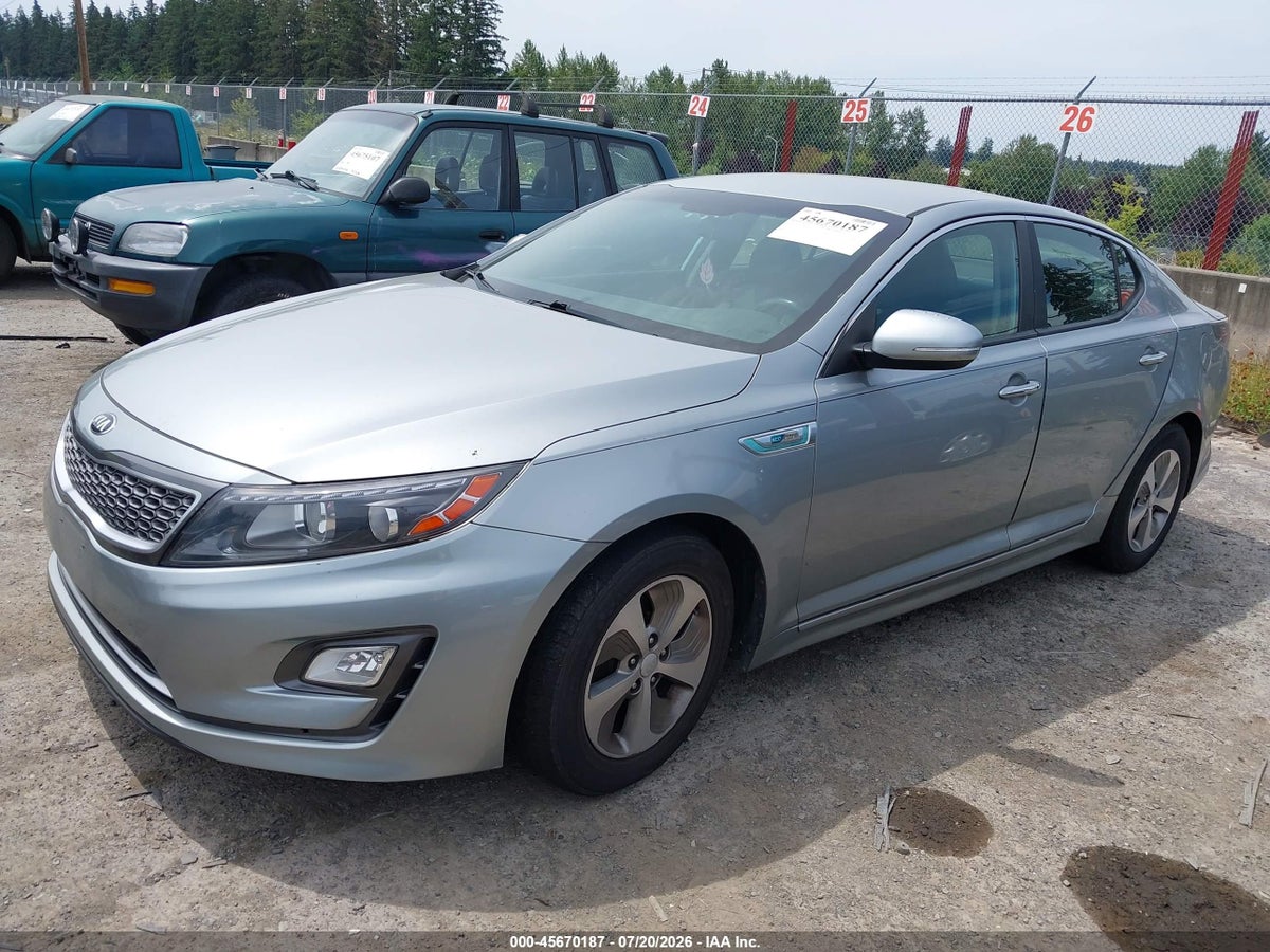 2014 KIA OPTIMA HYBRID LX — снимка 2