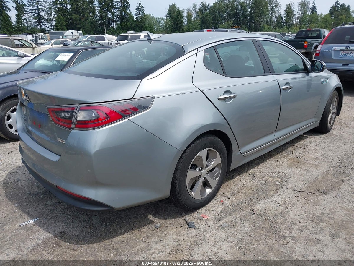 2014 KIA OPTIMA HYBRID LX — снимка 4