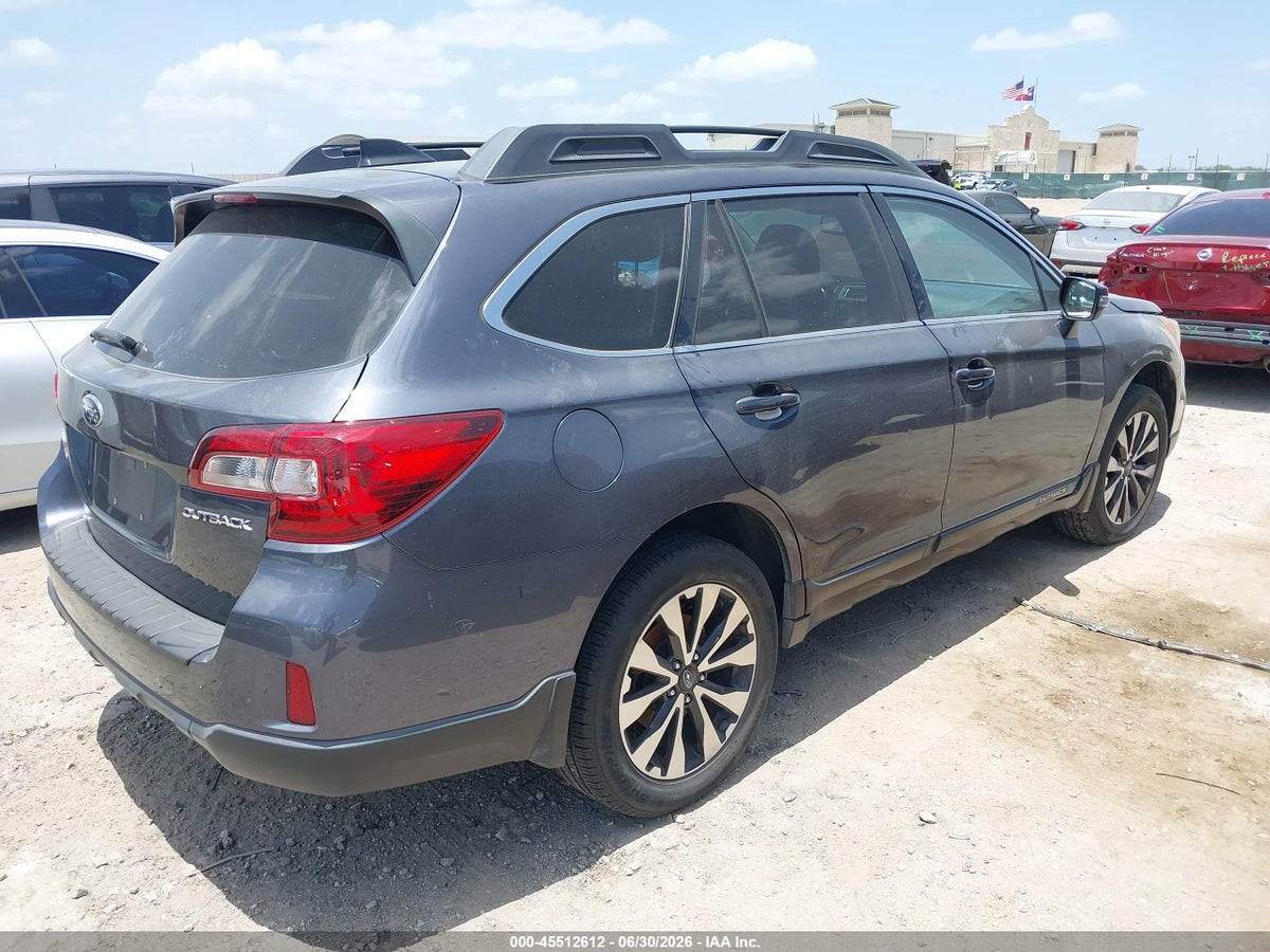 2016 SUBARU OUTBACK 2.5I LIMITED — снимка 4