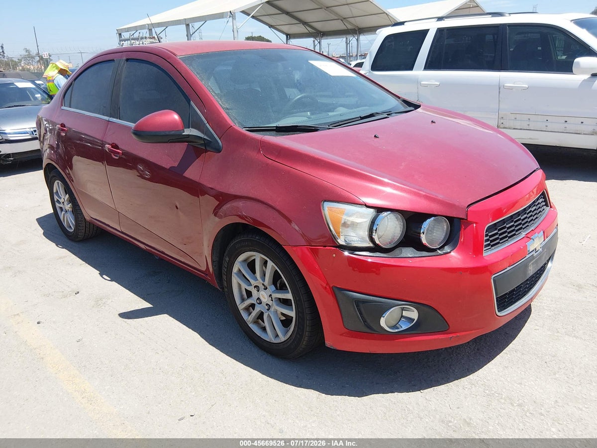 2012 CHEVROLET SONIC 2LT