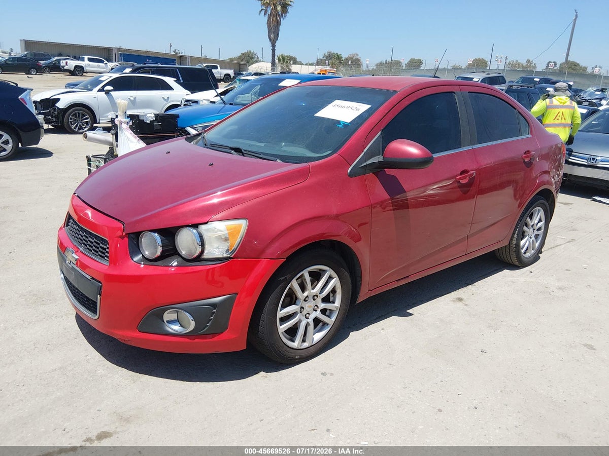 2012 CHEVROLET SONIC 2LT — снимка 2