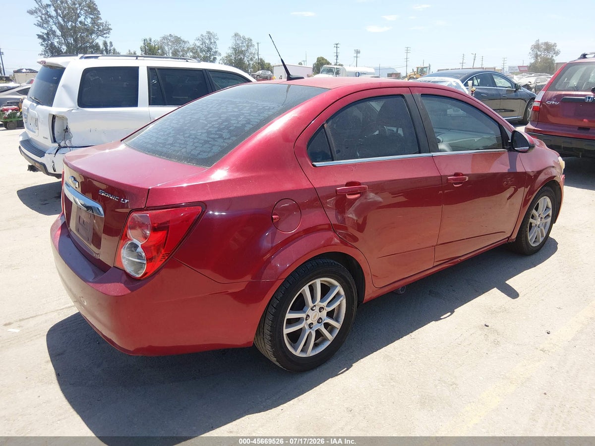 2012 CHEVROLET SONIC 2LT — снимка 4