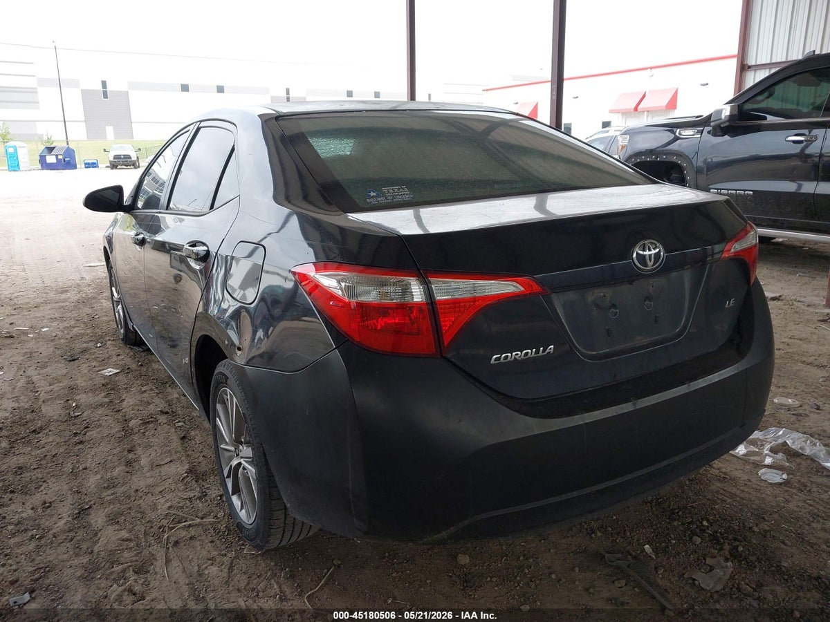 2015 TOYOTA COROLLA LE PLUS — снимка 3