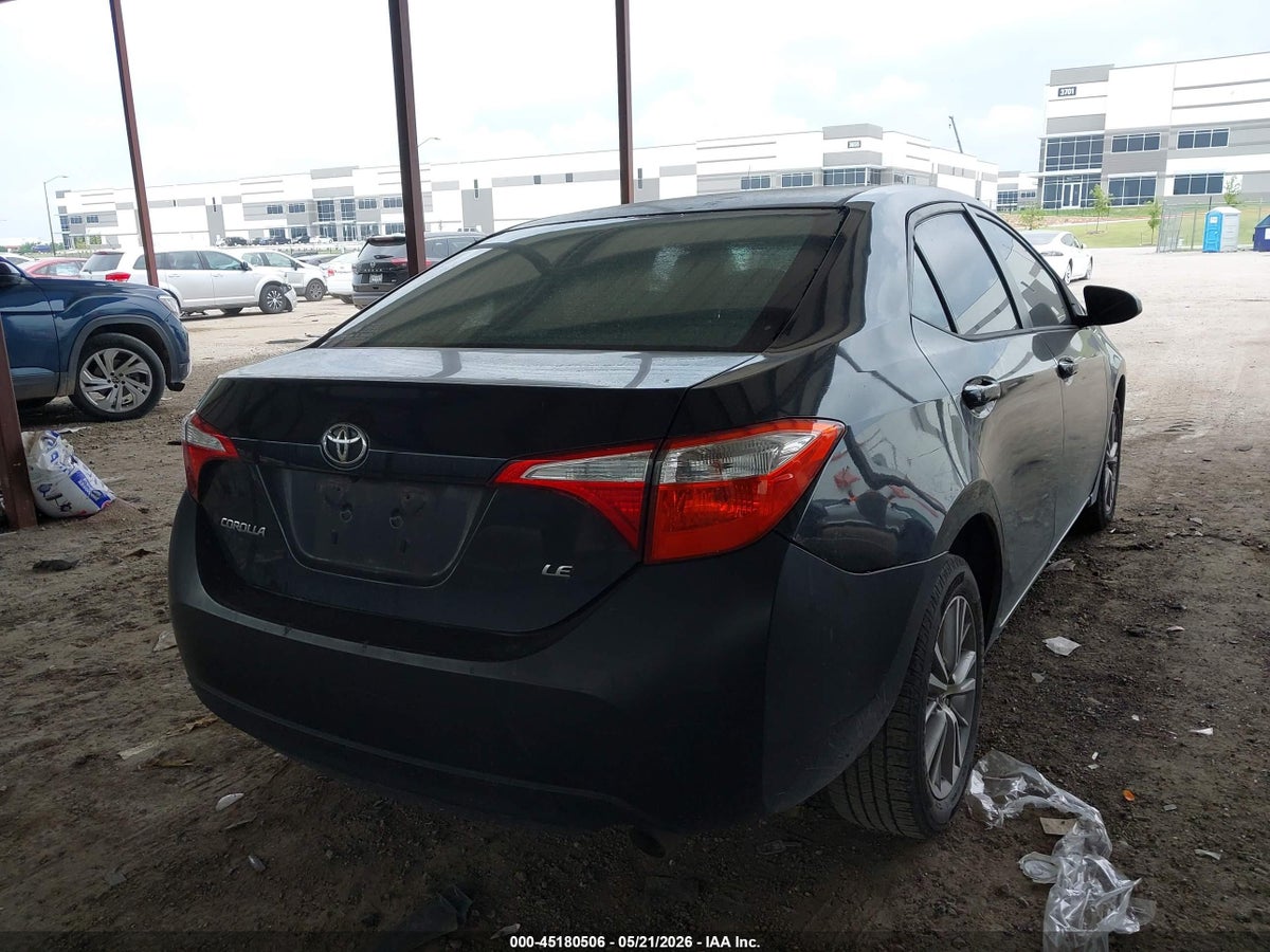 2015 TOYOTA COROLLA LE PLUS — снимка 4