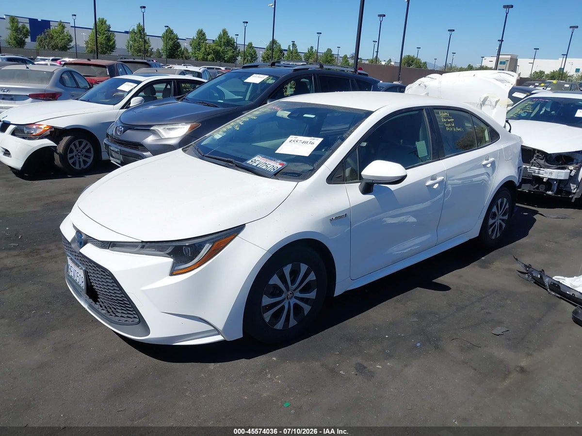 2020 TOYOTA COROLLA HYBRID LE — снимка 2