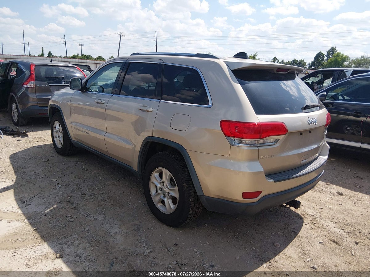 2014 JEEP GRAND CHEROKEE LAREDO — снимка 3