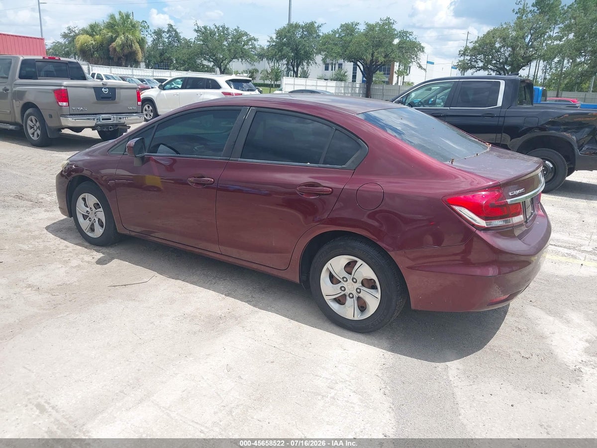 2014 HONDA CIVIC LX — снимка 3