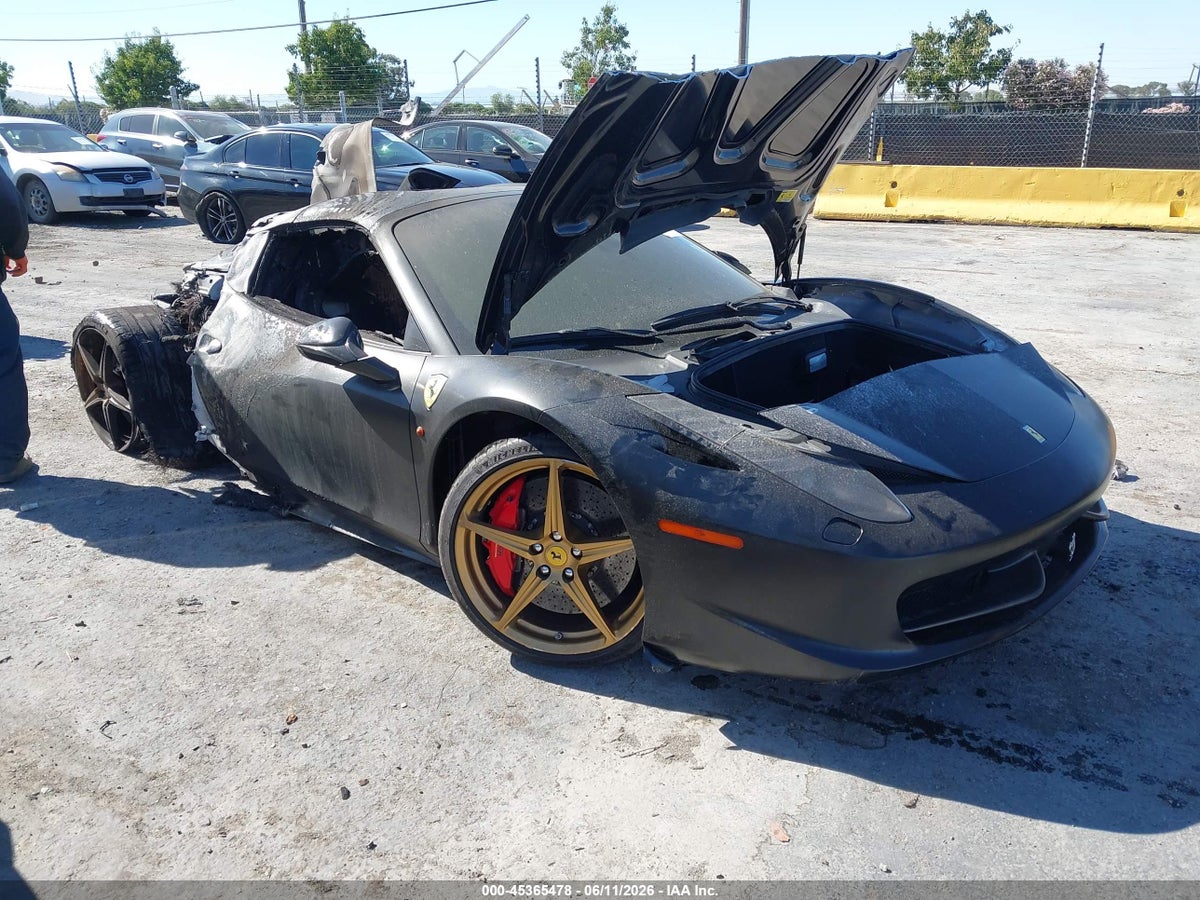 2013 FERRARI 458 SPIDER