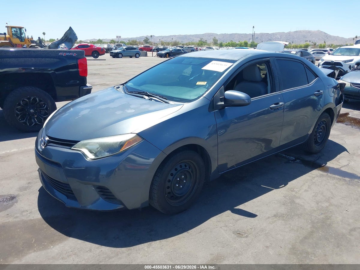 2014 TOYOTA COROLLA LE — снимка 2