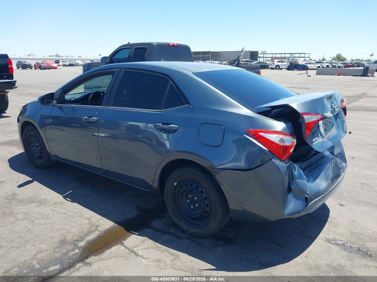 2014 TOYOTA COROLLA LE — снимка 3
