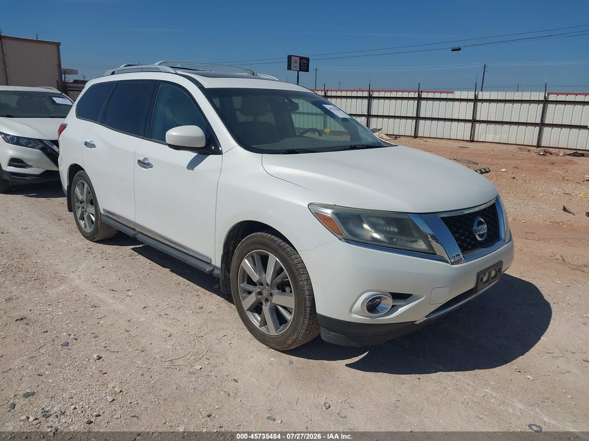 2014 NISSAN PATHFINDER PLATINUM
