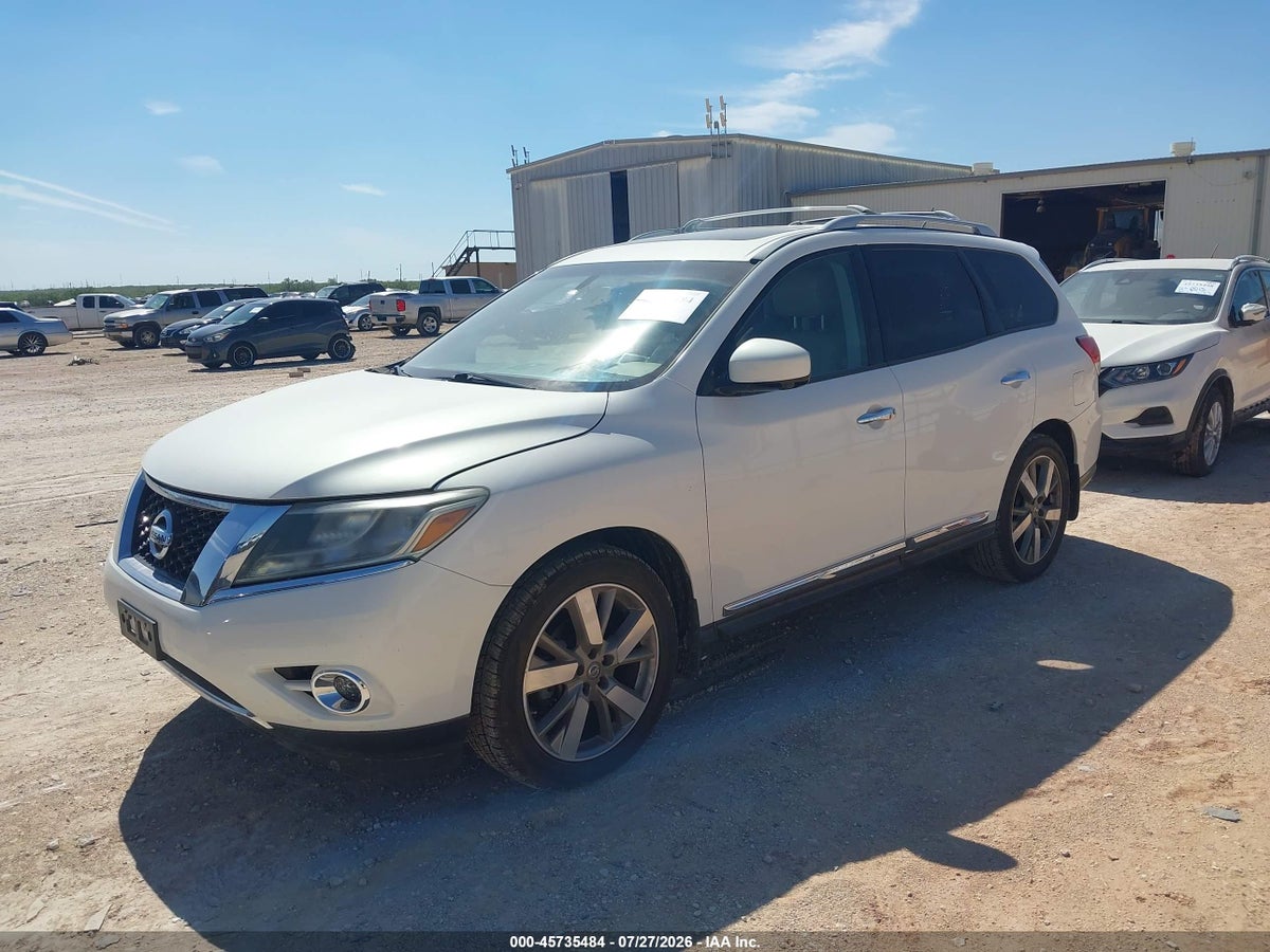 2014 NISSAN PATHFINDER PLATINUM — снимка 2