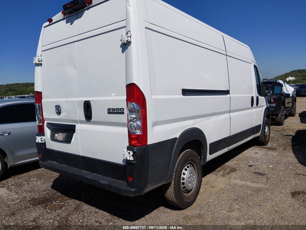 2023 RAM PROMASTER 2500 HIGH ROOF 159 WB — снимка 4