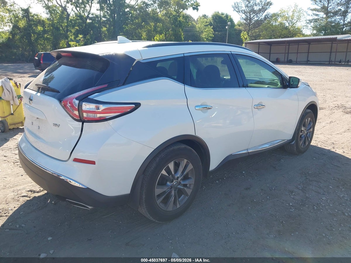 2016 NISSAN MURANO SV — снимка 4