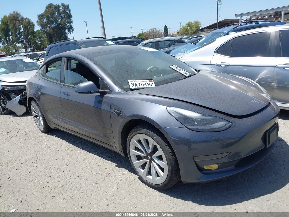 2022 TESLA MODEL 3 REAR-WHEEL DRIVE