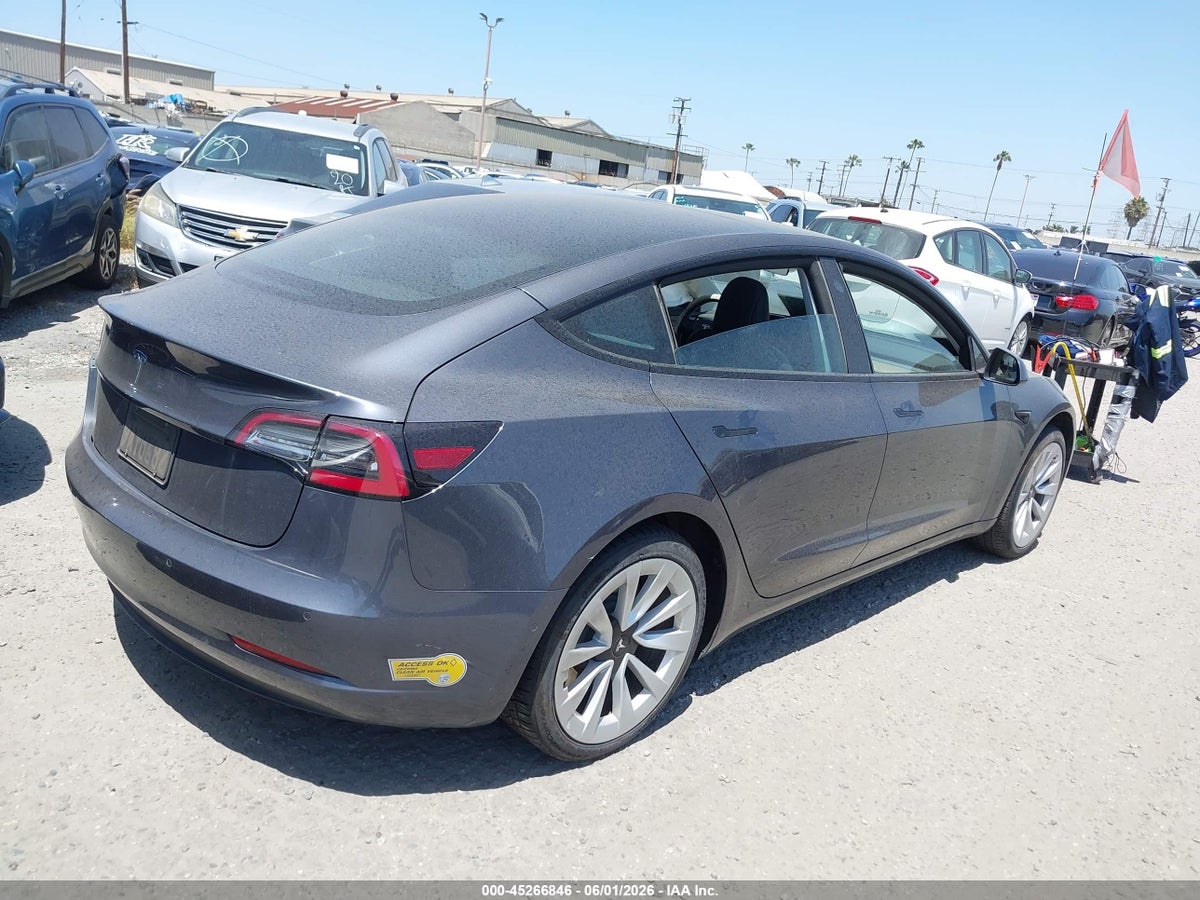 2022 TESLA MODEL 3 REAR-WHEEL DRIVE — снимка 4