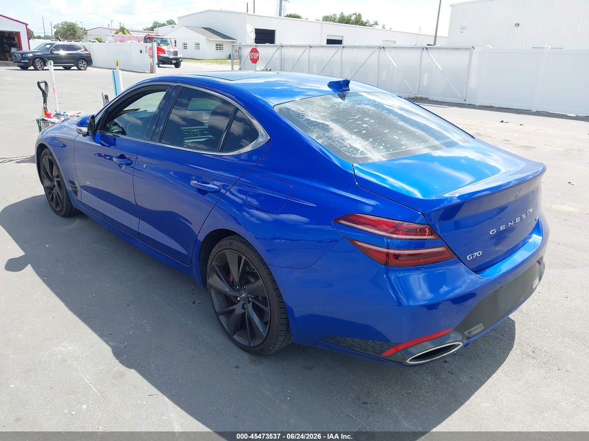 2022 GENESIS G70 3.3T RWD — снимка 3